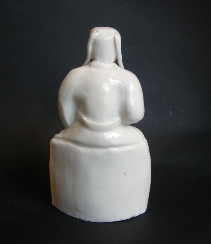 Figure of Guandi &quot;blanc de chine porcelain - Dehua kilns Fujian province | MasterArt